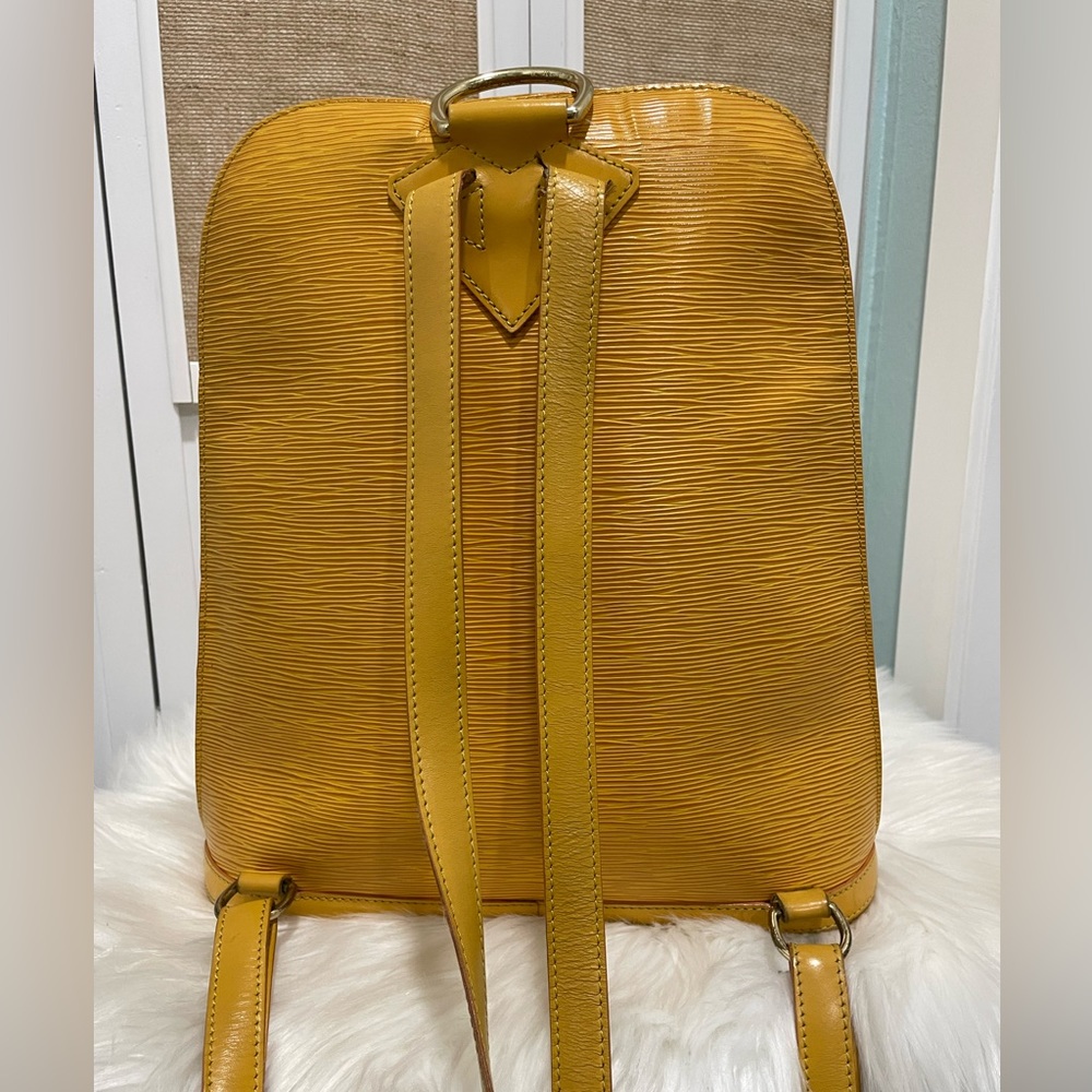 (MT75) Authenticated Vintage Louis Vuitton Epi Gobelin Backpack - Picture 3 of 17